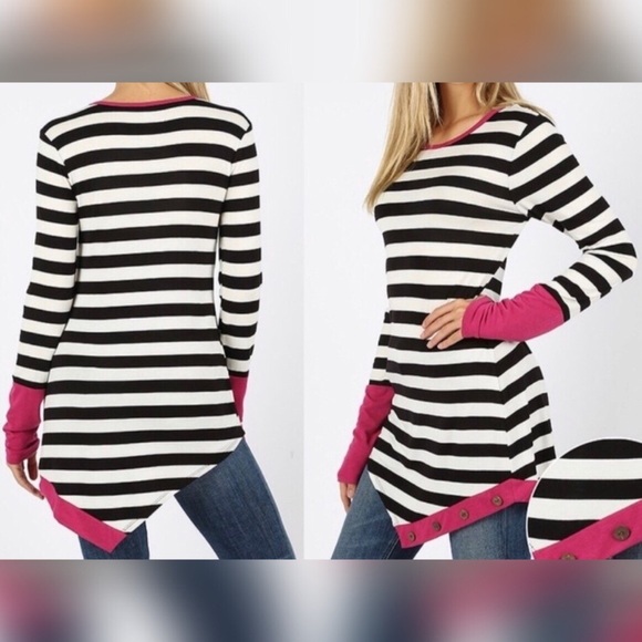 Contrasting TUNIC top - Picture 2 of 3